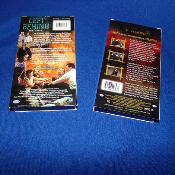 Vintage Left Behind I & II VHS Video Tape Movie Set - Picture 2 of 6